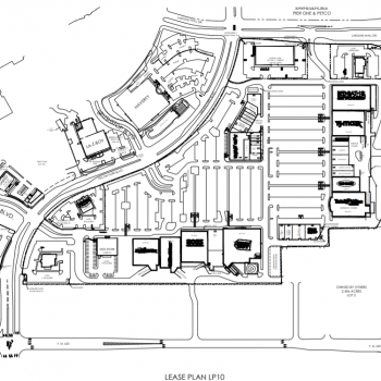 Plan of mall Lakeline Plaza