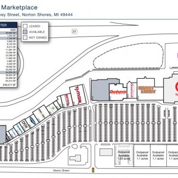 Plan of mall Lakeshore Marketplace