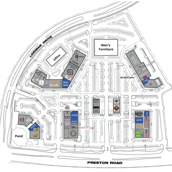Plan of mall Lakeside Market