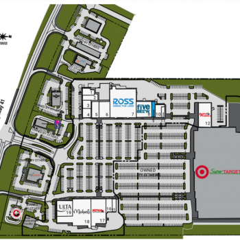 Plan of mall Lakeside Marketplace