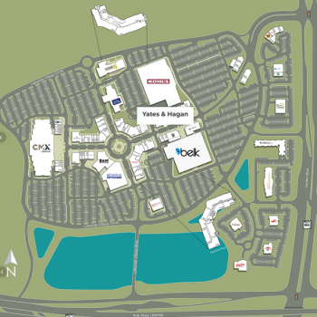 Plan of mall Lakeside Village
