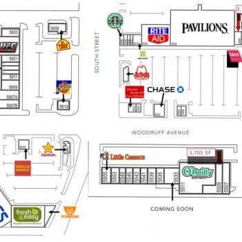 Plan of mall Lakewood Marketplace