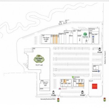 Plan of mall Lakewood Plaza