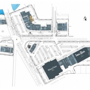Plan of mall Lakewood Promenade
