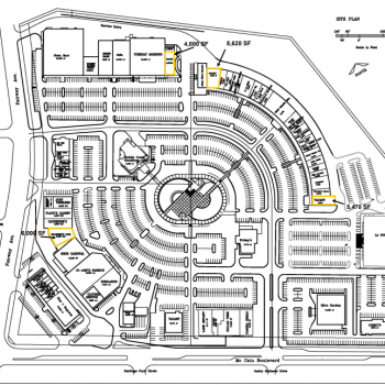 Plan of mall Lakewood Village Shopping Park