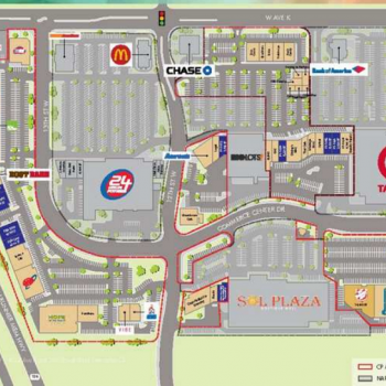 Plan of mall Lancaster Commerce Center
