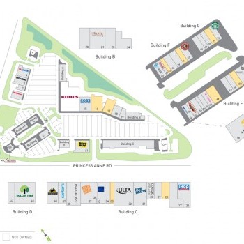 Plan of mall Landstown Commons
