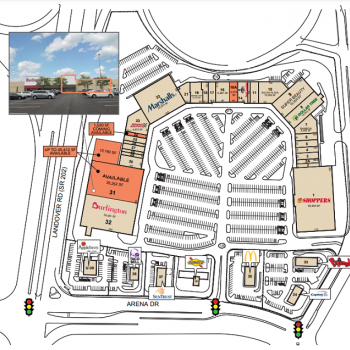 Plan of mall Largo Town Center