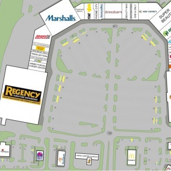 Plan of mall Largo Town Center