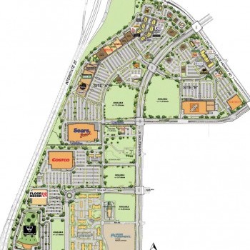 Plan of mall Larkridge Shopping Center