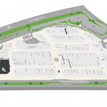 Plan of mall Las Vegas Premium Outlets-North