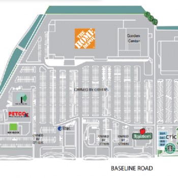 Plan of mall Laveen Village Marketplace