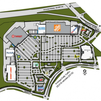 Plan of mall Lawrenceville Market