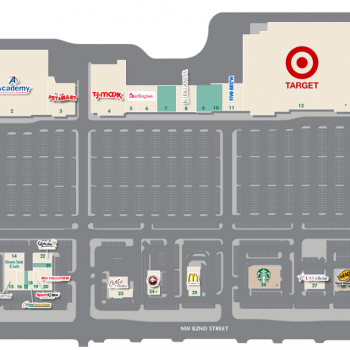 Plan of mall Lawton Marketplace