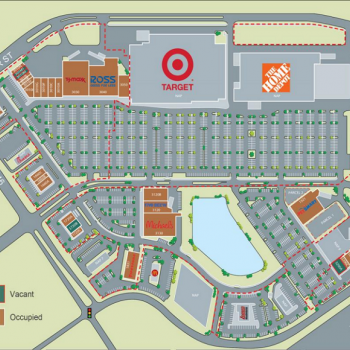 Plan of mall League City Towne Center