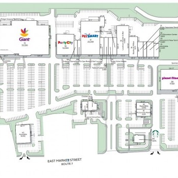 Plan of mall Leesburg Plaza