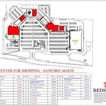 Plan of mall Lewiston Mall