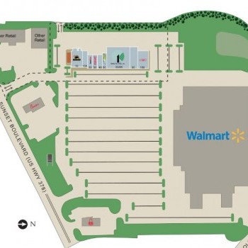 Plan of mall Lexington Pavilion
