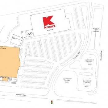 Plan of mall Lexington Road Plaza