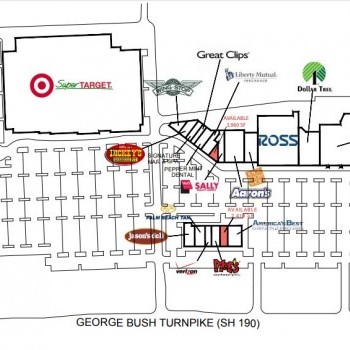 Plan of mall Liberty Crossing