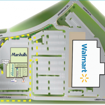 Plan of mall Liberty Plaza