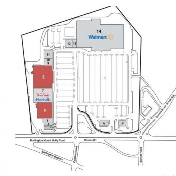 Plan of mall Liberty Square Center