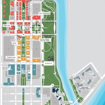 Plan of mall Liberty Station