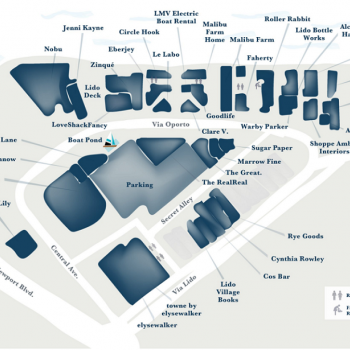 Plan of mall Lido Marina Village