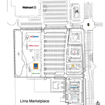 Plan of mall Lima Marketplace