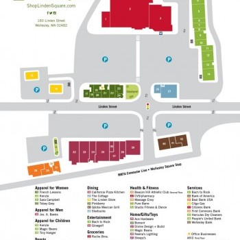 Plan of mall Linden Square