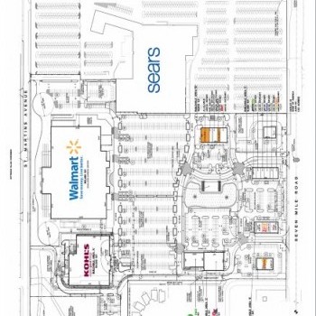 Plan of mall Livonia Marketplace I