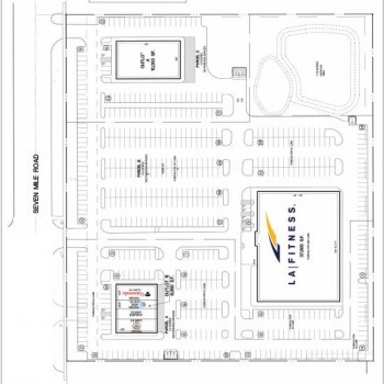 Plan of mall Livonia Marketplace II