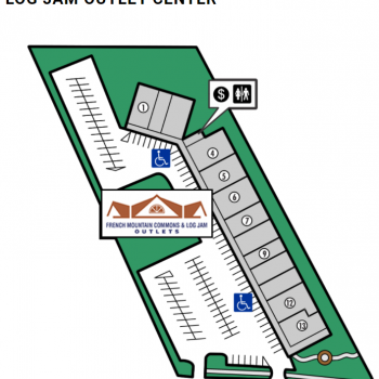 Plan of mall Log Jam Outlets