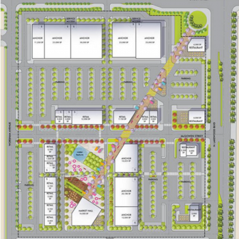 Plan of mall Long Beach Exchange