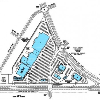 Plan of mall Long Leaf Shopping Center