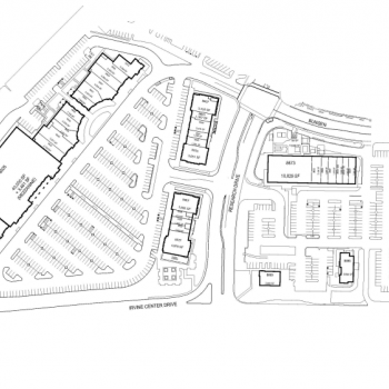 Plan of mall Los Olivos Marketplace