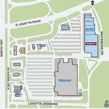 Plan of mall Louetta Central