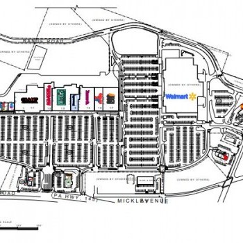 Plan of mall MacArthur Commons