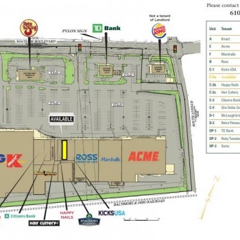 Plan of mall MacDade Mall