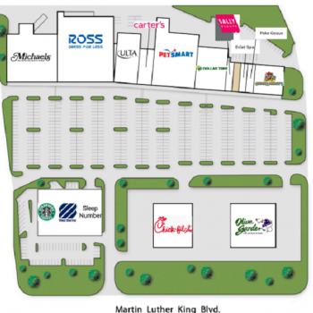 Plan of mall Magnolia Square