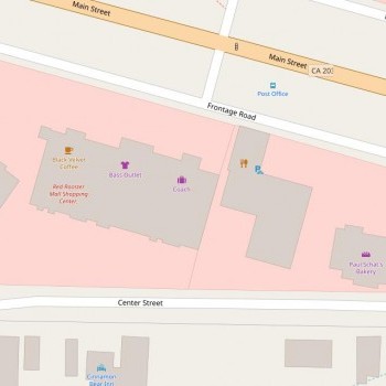 Plan of mall Main Street Promenade (Mammoth Luxury Outlets)
