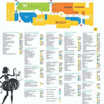 Plan of mall Mall de las Aguilas