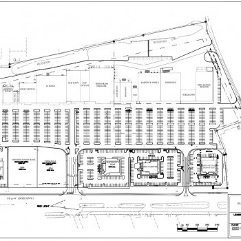 Plan of mall Mall Park Shopping Center