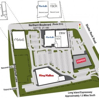 Plan of mall Manhasset Center