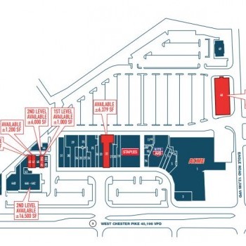 Plan of mall Manoa Shopping Center