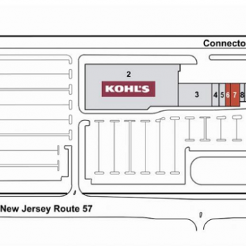 Plan of mall Mansfield Commons