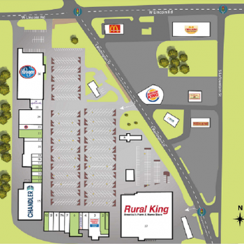 Plan of mall Maplecrest Plaza