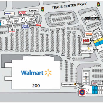 Plan of mall Marietta Trade Center