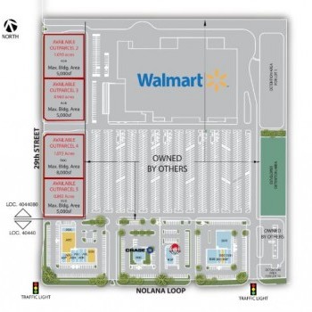 Plan of mall Market at Nolana