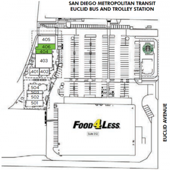 Plan of mall Market Creek Plaza